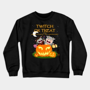 Twitch or Treat (Dark Design) PrincessCubby & MrDaddyCountryTV Crewneck Sweatshirt